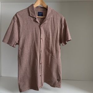 Men's Rust colour Short Sleeve Shirt - L